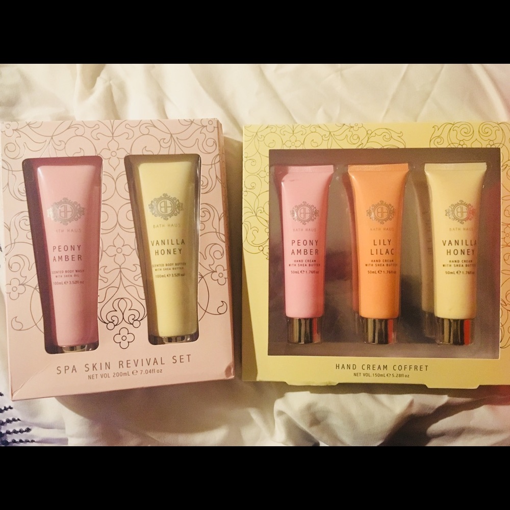 spa skin renewal & hand cream set